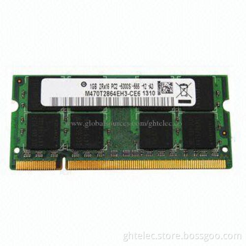 Laptop DDR2 1GB 667MHz RAM memory work with motherboard, full compatible, cheap price, tested, stock